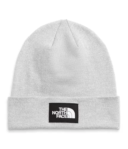 The North Face Dock Worker Recycled Beanie - Nachhaltige Mütze in tnf light grey heather - Modische Mützen & Hüte, aus 95% recyceltem Polyester hergestellt, ideal für kalte Tage und umweltbewusste Fashion-Liebhaber.