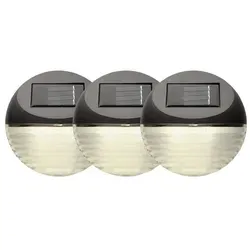 Best Season Solar Beleuchtung Fency, braun, 11 x 11 x 4 cm, 479-01 - Elegante LED-Solar-Wandleuchte für den Außenbereich. Mit 6 warmweißen LEDs sorgt sie für stimmungsvolles Licht im Eingangsbereich, auf dem Balkon oder der Terrasse. Einfach zu montieren und im praktischen 3er Set erhältlich.