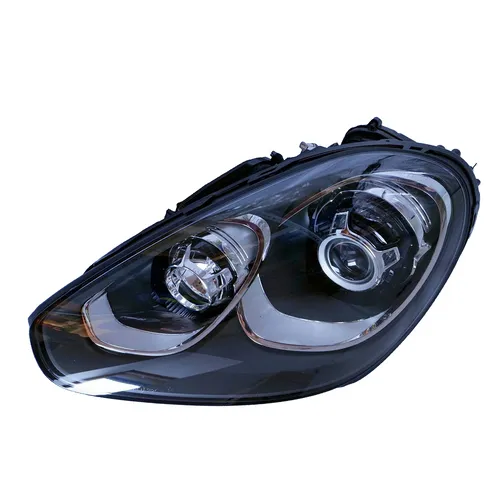 HELLA Bi-Xenon LED Scheinwerfer links für Porsche Cayenne (92A) - Frontscheinwerfer mit Bi-Xenon und LED, ECE-geprüft, bietet Kurvenlicht und Tagfahrlicht für optimale Sicht und Sicherheit.
