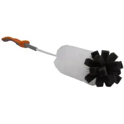 Bürstenmann Clean Star Flaschenreinigungsbürste – orange/grau - Effektive Flaschenreinigung mit der Bürstenmann Clean Star. Ideal für Flaschen, Isolierkannen und Karaffen, sorgt sie für gründliche Sauberkeit und ist einfach zu handhaben.