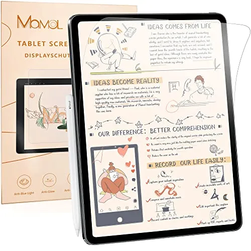Stück Papier Schutzfolie Kompatibel mit iPad Air 5.Generation 2022 & iPad Air 4 2020 10,9 Zoll, iPad Pro 11 Zoll (2022/2021/2020/2018),Matte Folie Blendfreiem zum Zeichnen, Schreiben und Notizen 2