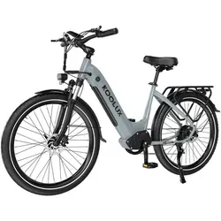 HITWAY E-Bike Trekkingrad 26 Zoll - E-Bike für Damen und Herren mit 250W bürstenlosem Heckmotor, herausnehmbarem Akku für bis zu 70 km Reichweite, ideal für Stadt und Freizeit.