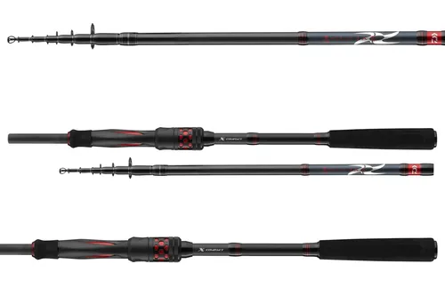 DAIWA Ninja X-Compact Spin 2,25m - Angelrute für Süßwasserangeln, teleskopisch und ideal für alle Süßwasserfische, leicht und handlich mit hochwertigem EVA Griff.