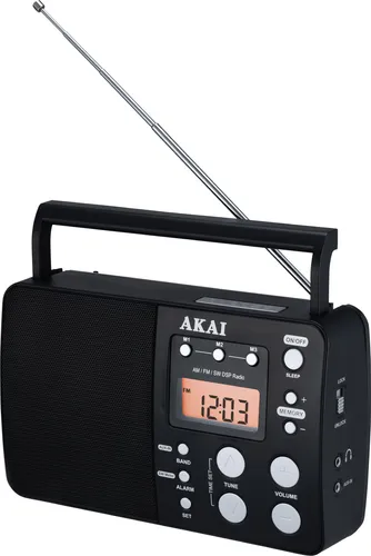 Akai APR-200, Tragbar, Digital, AM, FM, SW, 87,5 - 108 MHz, 522 - 1620 kHz, 1 W