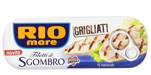 Rio Mare Filetti di Sgombro Grigliato Naturale Gegrillte Makrelenfilets 120g