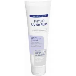 PHYSIODERM UV 50 Sonnencreme - Extra wasserfest für optimalen Schutz - Hochwertige Sonnencreme für den Ganzkörper mit LSF 50. Parfümfrei und extra wasserfest, ideal für aktive Tage im Freien. Inhalt: 100 ml.