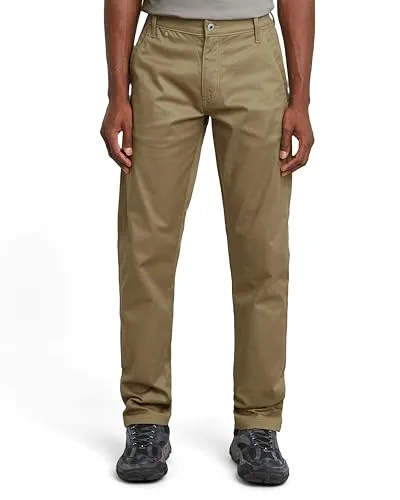 G-Star Herren Morry Tapered Chino, Grün (ensis Green) - 34W/34L - Wanderhosen mit Reißverschluss und Knopfverschluss, bietet hohen Tragekomfort für Outdoor-Aktivitäten.