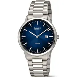 Boccia Mechanische Uhr Titan 3658-02 Royce Concept für Herren - Elegante Herrenarmbanduhr aus robustem Titan mit präzisem Quartz-Uhrwerk und dunklem Ziffernblatt. Die Faltschließe sorgt für sicheren Halt, ideal für den täglichen Gebrauch.