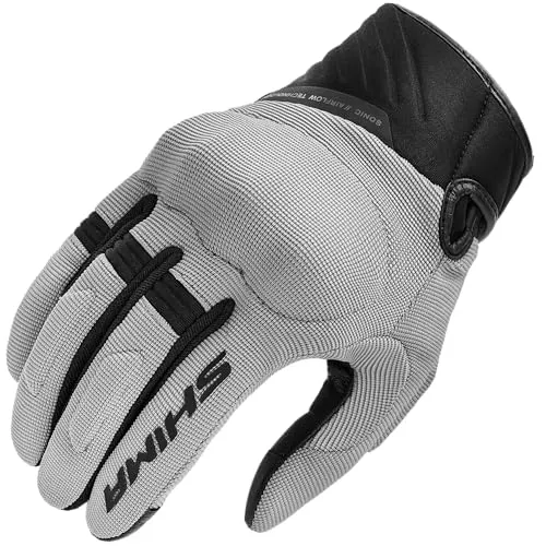 SHIMA SONIC Motorradhandschuhe Herren - Kurze Sommerhandschuhe für maximalen Schutz - Hochwertige Motorradhandschuhe mit GFLEXX-Protektor und atmungsaktiven Materialien. Ideal für heiße Tage, bieten sie Komfort und Sicherheit für jeden Biker – perfekt für lange Touren oder tägliches Pendeln.