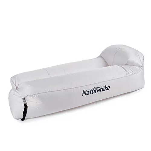 Naturehike Air Lounger - Wasserdichtes Luft Sofa - Aufblasbares Sofa für Reisen, Camping, Pool und Beach Parties. Tragfähig bis 260 kg, einfach aufzublasen ohne Pumpe, mit ergonomischer Kopfstütze für maximalen Komfort.