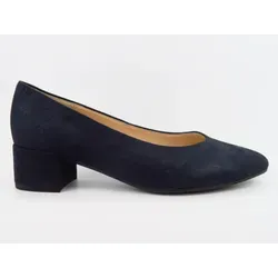 Gabor Caruso Metallic atlantik Pumps blau 38,5 EU - Pumps & High Heels, elegantes Velourleder in Blau, ideal für besondere Anlässe mit einem komfortablen Schlupfdesign.