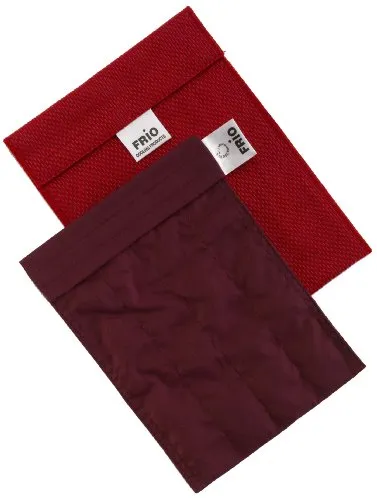 FRIO Große Diabetiker Insulin Kühltasche 14 x 19 cm rot - Vorrats- & Reisepackungen für Diabetiker, hält Insulin Pens bis zu 45 Stunden kühl – keine Kühlakkus nötig, ideal für Reisen und unterwegs.