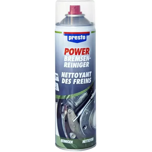 Presto Power Bremsenreiniger Teilereiniger 500ml Spraydose mit mehr Druck