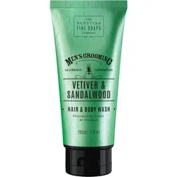 The Scottish Fine Soaps Men's Grooming Vetiver & Sandelwood Hair & Body Wash 200 ml