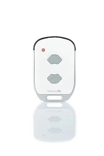 Marantec Digital 572 Handsender 868 MHz - Kompakte 2-Kanal Funk-Fernbedienung für Garagentorantriebe, bietet hohe Sicherheit mit 128-Bit-Verschlüsselung und wechselndem Code. Ideal für bis zu 2 Tore, inklusive Schlüsselring.