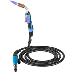 Miller 169598 250 Amp MIG Schweißbrenner 15ft M25 - Schweißgeräte mit 15 Fuß langem Kabel, ergonomischem Griff und austauschbaren Teilen für präzises Schweißen und hohe Zuverlässigkeit.