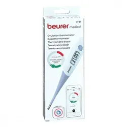 Beurer OT20 Basalthermometer mit Zyklus-App Ovy - Fieberthermometer mit integrierter Zyklus-App Ovy zur optimalen Temperaturüberwachung und Zyklusplanung – ideal für Frauen.