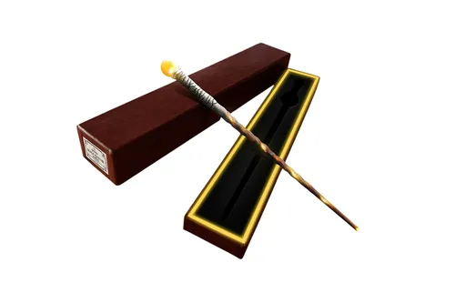 Harry Potter Zauberstab Magic Caster Wand Loyal Gelb - Action- & Spielfiguren Zubehör, interaktiver Zauberstab mit Bluetooth und WiFi für magische Erlebnisse im Harry Potter Universum.