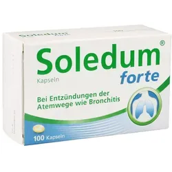 Soledum Kapseln forte 100 St - rezeptfrei, magensaftresistente Kapseln für eine optimale Wirkung