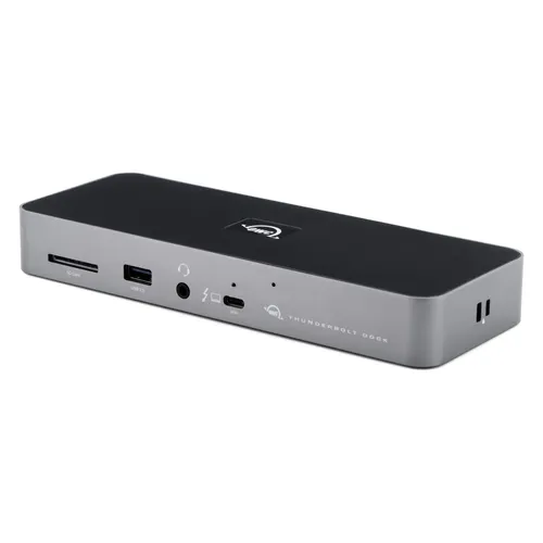 OWC Thunderbolt 4 Dock silber - Hochleistungs-Dockingstation, bietet schnelle Datenübertragung und vielseitige Anschlussmöglichkeiten