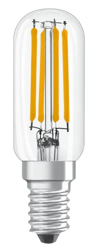 OSRAM E14 LED STAR SPECIAL T26 Lampe klar 4W - Energiesparlampe mit warmweißem Licht, ideal für gemütliche Atmosphären und 80% Energieersparnis im Vergleich zu herkömmlichen Glühbirnen.