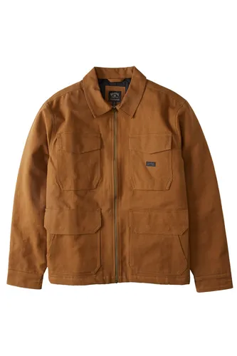 Billabong Kodiak Workwear Herren Übergangsjacke S - Robuste Übergangsjacke für Herren aus 100% Baumwolle, ideal für Herbst und Winter. Der Windbreaker-Stil schützt vor Wind und Kälte, perfekt für den Alltag.