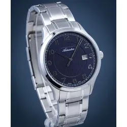 Adriatica Herrenuhr A8316.5125Q Silber mit Gravur - Elegante Adriatica A8316.5125Q Herrenuhr in Silber, ausgestattet mit einem blauen Zifferblatt und hochwertigem Edelstahl. Ideal für jeden Anlass und mit individueller Gravurmöglichkeit für eine persönliche Note.