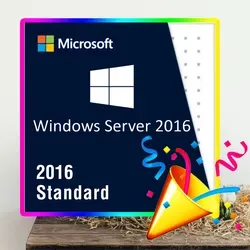 Windows Server 2016 Standard - Sofortdownload für Unternehmen - Betriebssysteme: Microsoft Windows Server 2016 Standard bietet umfassende Sicherheitsfunktionen und nahtlose Integration mit Microsoft Azure für eine moderne, hybride IT-Infrastruktur.