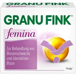 GRANU FINK femina - Pflanzliches Arzneimittel gegen Blasenschwäche - Arzneimittel zur Linderung von Inkontinenz bei Frauen, stärkt die Blasenfunktion und reduziert Harndrang mit natürlichen Inhaltsstoffen wie Arzneikürbis und Hopfen.