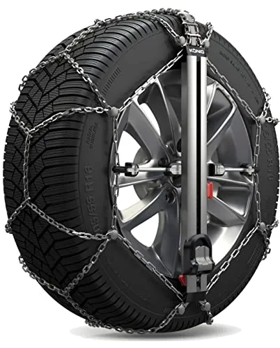 EASY-FIT CU-9 075 Schneeketten - Vielseitige Schneeketten für Reifen der Größen 185/60-16 bis 225/35-17, bieten optimalen Grip und Sicherheit bei winterlichen Bedingungen.