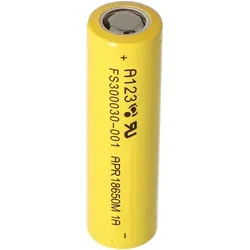 Lithium Werks APR18650M1B 1100mAh 3,2V - 3,3V LiFePo4 Akku, 64,95 x 18,2mm