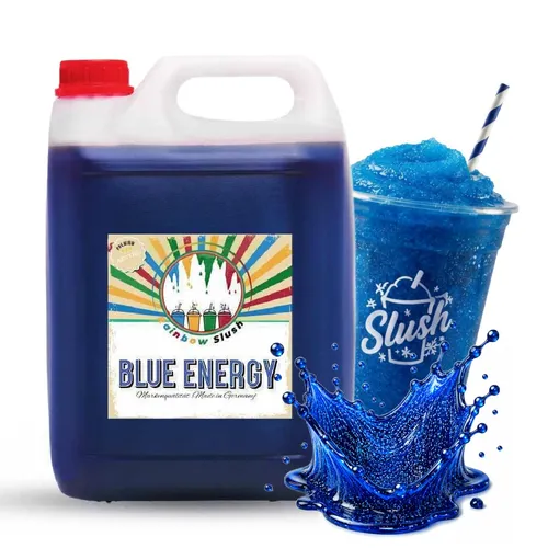 Rainbow Slush Sirup mit Blue Energy Geschmack 5L 1:5 AZO & glyzerinfrei