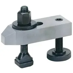 Spanneisen DIN 6314V verstärkt 12/10-40mm - Zubehör für Elektrowerkzeug, ideal zum sicheren Spannen von Werkzeugen und Werkstücken bei verschiedenen Bearbeitungsverfahren. Hergestellt aus lackiertem Vergütungsstahl für hohe Langlebigkeit.