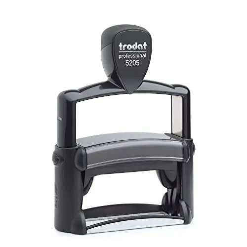 Personalisierter Stempel Trodat Professional 5205 – Breiter Abdruck 68x24 mm, 6 Zeilen Text – direkt hier selbst gestalten