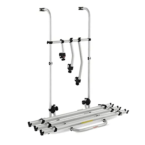 Fabbri Heckfahrradträger für Wohnmobile - Bici ok 3 - Fahrradträger für Wohnmobile, sicherer Transport von bis zu 3 Fahrrädern, ideal für Reisen und Abenteuer.