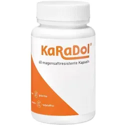 Karadol magensaftresistente Kapseln - Hochwirksame Enzymkombination - Enzyme zur Unterstützung des Stoffwechsels, enthält Papain, Bromelain und veganen Digezyme-Komplex für optimale Verfügbarkeit und Wirkung.