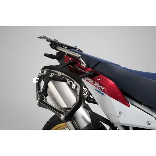 SW-MOTECH PORTAPACCHI LATERALE PRO NERO für Honda CRF1000L / Adventure Sports - Top Case & Hecktaschen mit robustem Design für optimale Gepäckorganisation und Sicherheit auf jedem Abenteuer.