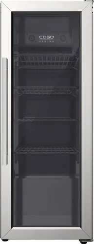 Caso Getränke- und Dosenkühler 696 BBQ Cooler M-R - Weinkühlschränke mit hochwertigem Edelstahlgehäuse, ideal für Innen- und Außenbereich. Mit LED-Innenbeleuchtung und Hygienischem Innenraum für einfache Reinigung.