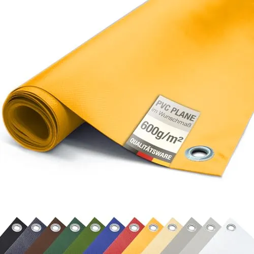 ANKO PLANEN 600 g/m² PVC LKW Abdeckplane – UV-stabil & reißfest - Planen für Industrie und Transport, 100% wasserdicht und langlebig, ideal für alle Wetterbedingungen.