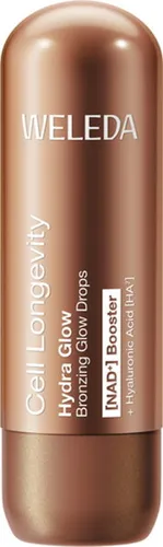 WELEDA Cell Longevity Hydra-Glow Bronzing Glow Drops 15 ml - Strahlender Teint mit den Hydra-Glow Bronzing Glow Drops. Dieses vegane Serum bietet eine seidig-leichte Textur, die einfach aufzutragen ist und mineralische Pigmente für einen natürlichen Glow enthält.