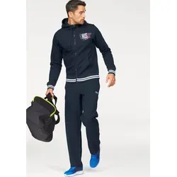H.I.S Jogginganzug Comfort Fit (2-tlg) blau 64/66 (XXXL) - Trainingsbekleidung, bequemer Jogginganzug mit Kapuze und Kängurutasche, ideal für Fitness und Laufen.