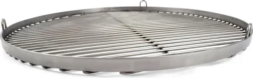Grillrost RUND - 80cm aus Edelstahl - Handwerksprodukt - Made in Germany - Edelstahl Grillrost für Schwenk- und Kugelgrills, 100% Made in Germany. Langlebig, rostfrei und leicht zu reinigen. Mit 3 Aufhängeösen für optimale Nutzung!