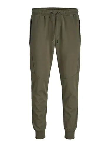 Sweathose JACK & JONES JPSTWILL FUSION SWEAT PANTS NOOS - Herren-Stoffhose in Grape Leaf, modisch und slim fit, ideal für Freizeit und komfortables Tragen dank pflegeleichtem Webstoff.