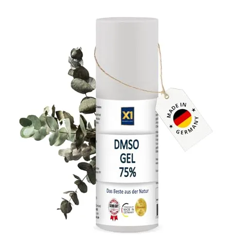 X1 DMSO Gel 75% - Dimethylsulfoxid in 99,9% pharmazeutischer Reinheit - 50ml HDPE Tube