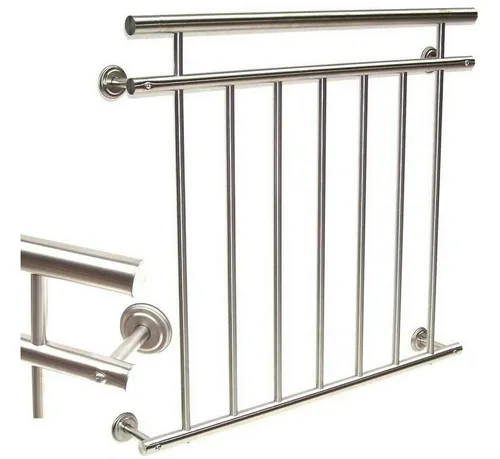 Apex Treppengeländer Edelstahl 100 cm - Hochwertiges Balkon- und Fenster-Geländer aus Edelstahl, ideal für Sicherheit und Stil in Ihrem Zuhause.