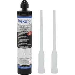 Beko Injektionsmörtel-set - Styrolfrei, Inkl. 2 Zwangsmischer