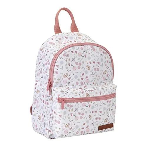 Little Dutch Backpack Flowers & Butterflies - Schulranzen für Kinder, ideal für Kindergarten und Ausflüge, mit trendigem Design, verstellbaren Schultergurten und Platz für alles Wichtige.