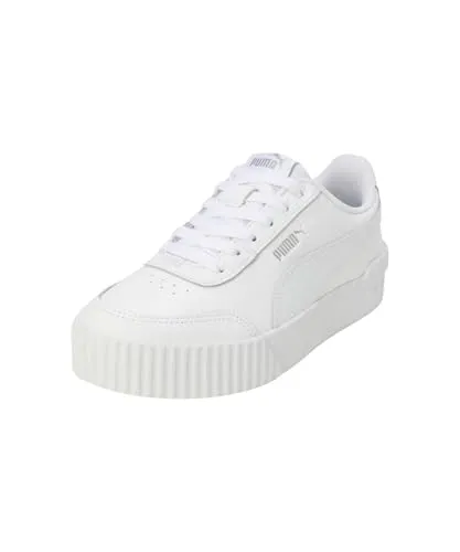 PUMA CARINA LIFT TW Sneaker weiß 38 EU - Sportlicher Sneaker in Größe 38, mit perforiertem Synthetik-Obermaterial und Plateauabsatz für einen trendigen Look und optimalen Komfort.