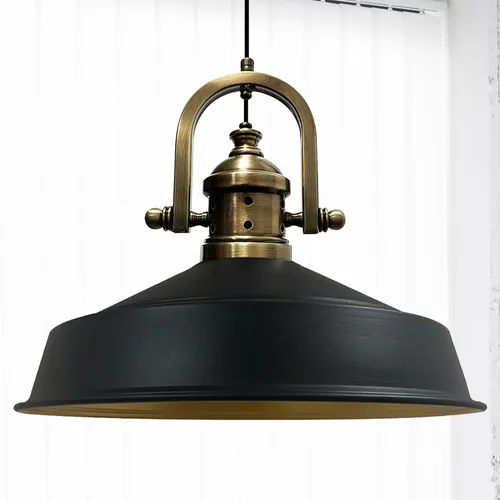 Bamyum Pendelleuchte Asletl – Hängelampe Industrial aus Metall Ø41 cm - Moderne Pendelleuchte für Esstische, höhenverstellbar und perfekt für ein industrielles Ambiente in jedem Raum. Leicht zu installieren und vielseitig einsetzbar.