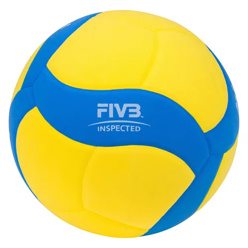 Mikasa Volleyball VS170W-Y-BL Größe 5 - Indoor-Trainingsball für Kinder und Jugendliche, laminiert für optimale Haltbarkeit und ideal zum Erlernen von Volleyballtechniken.